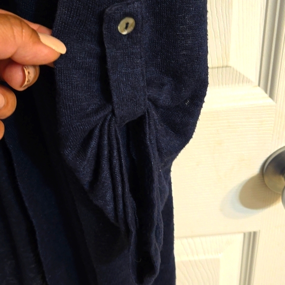 Medium Open Front Lace Detail,duster,cardigan-Skies Are Blue - Picture 5 of 9